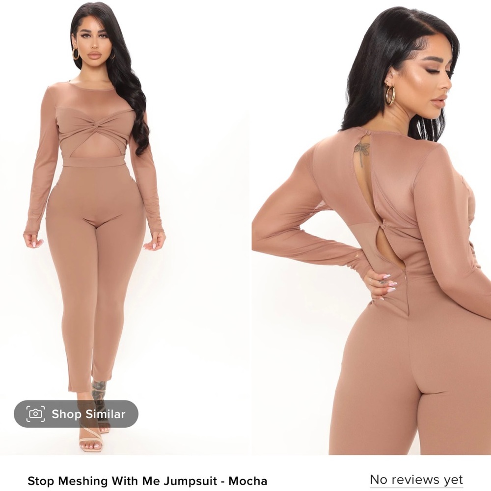 Nude jumpsuit